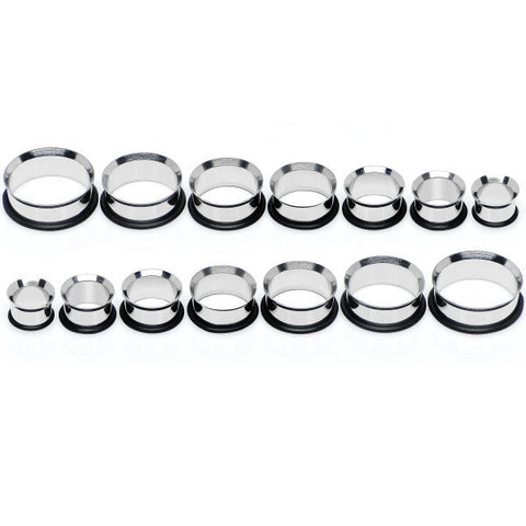  Men's .925 Sterling Silver Piston Cuff Links