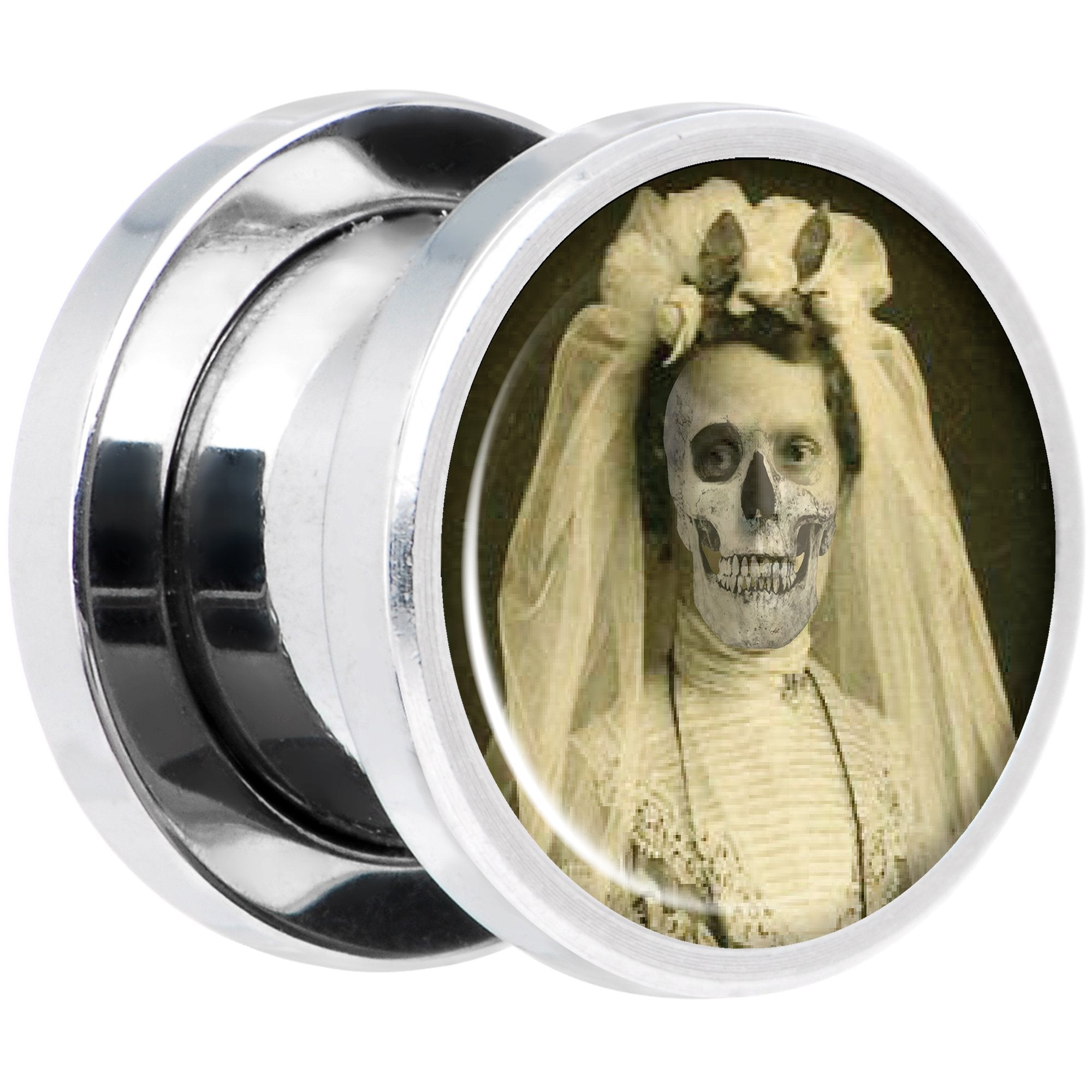 Undead Bride and Groom Halloween Plug Set 00 Gauge