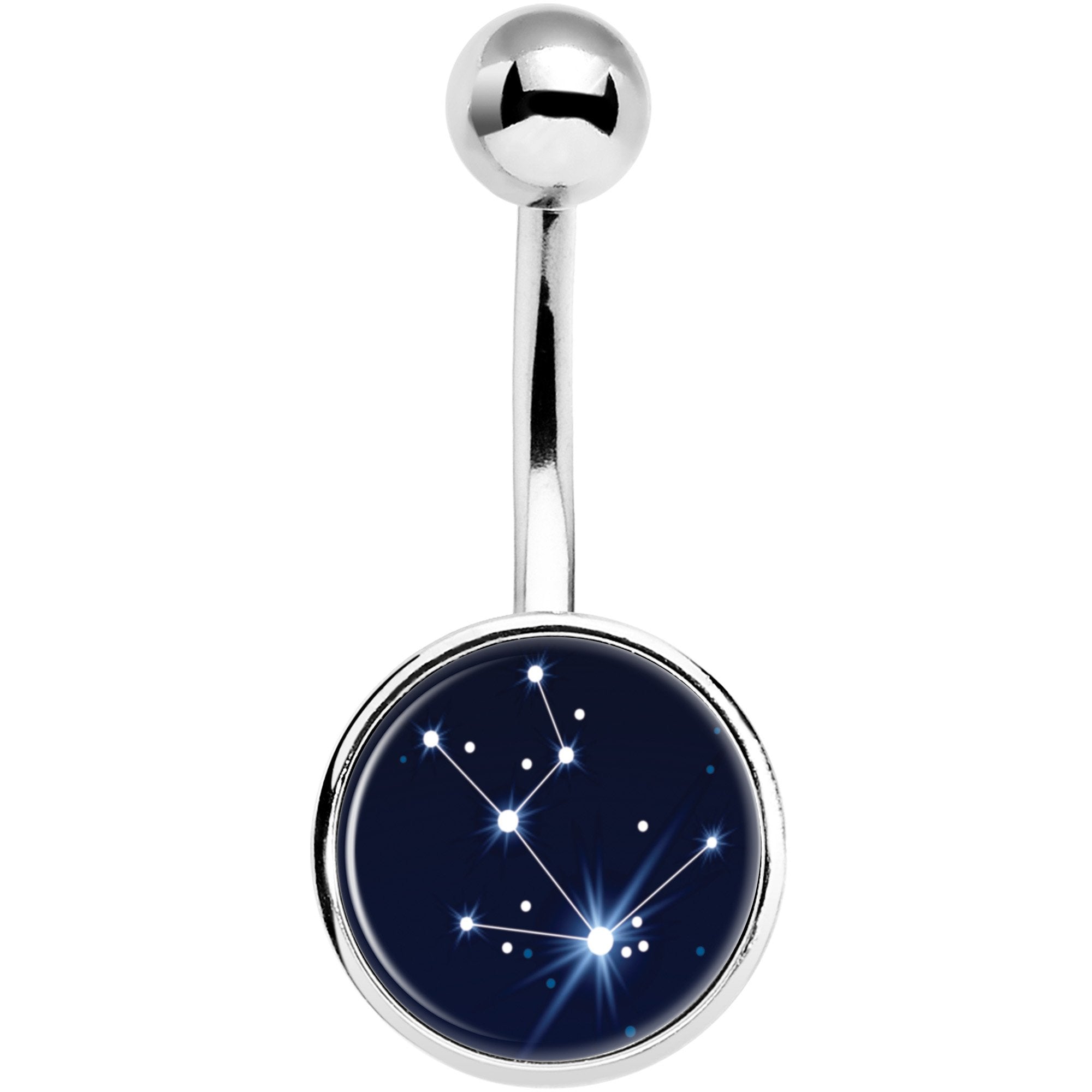 Zodiac Constellation Taurus Belly Ring