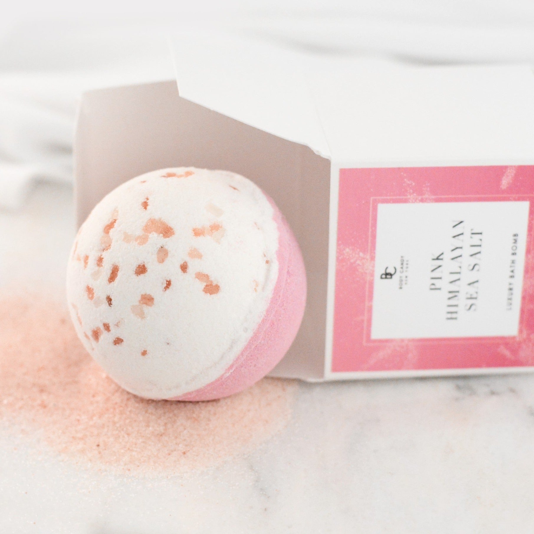 Body Candy NY Pink Himalayan Sea Salt Bath Bomb