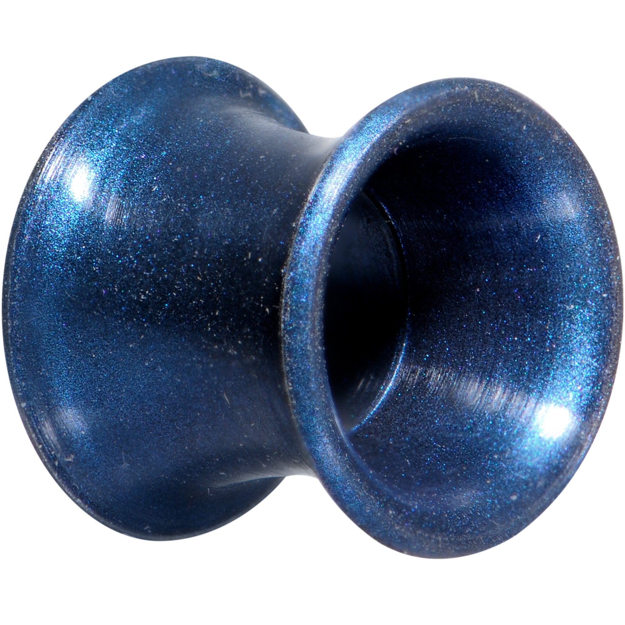 Thin Flexible Blue Silicone Tunnel Plug Set 6mm to 25mm