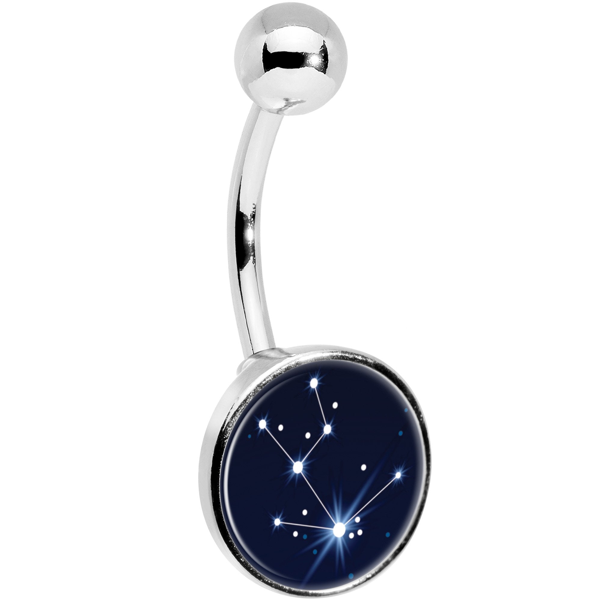 Zodiac Constellation Taurus Belly Ring