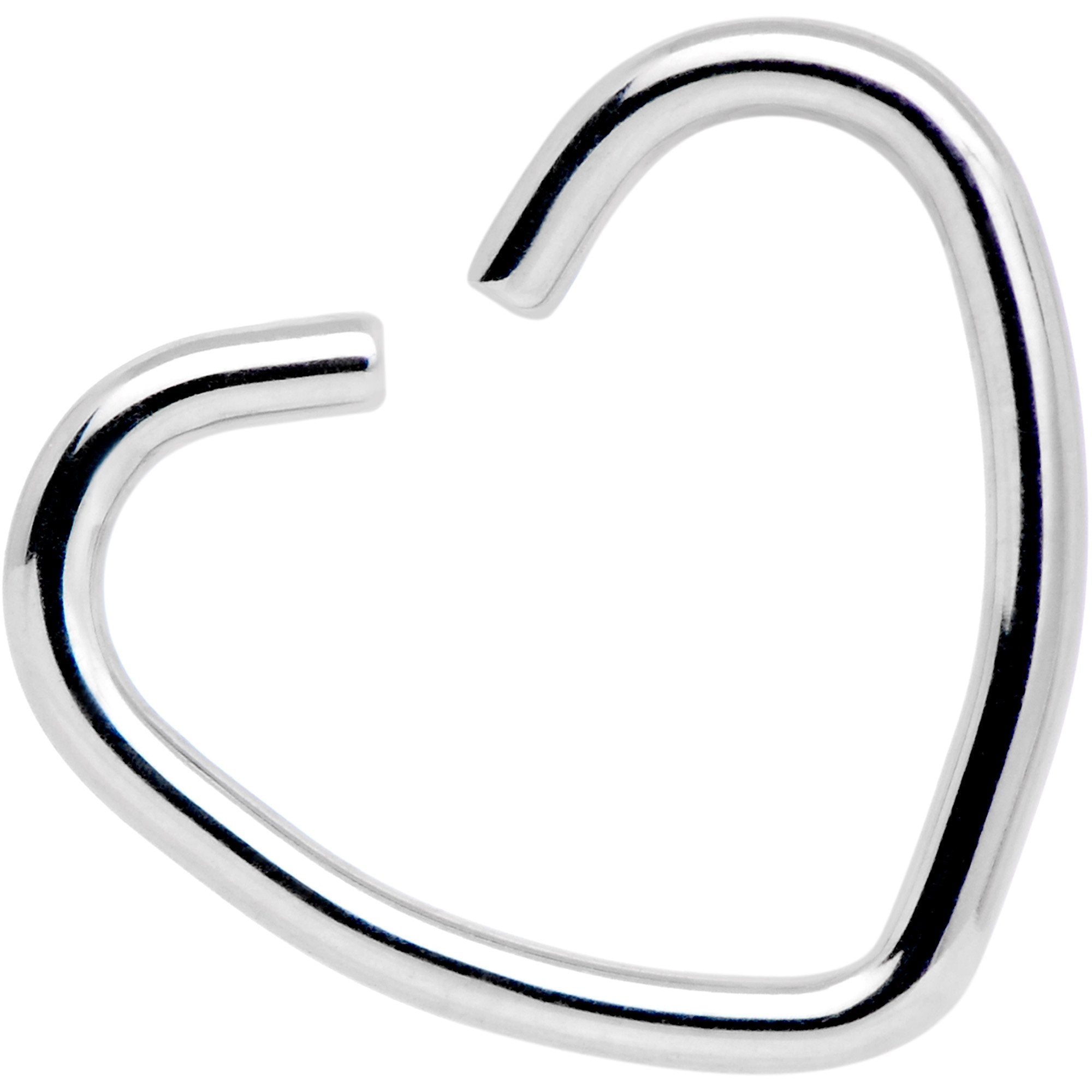 Heart on sale septum ring