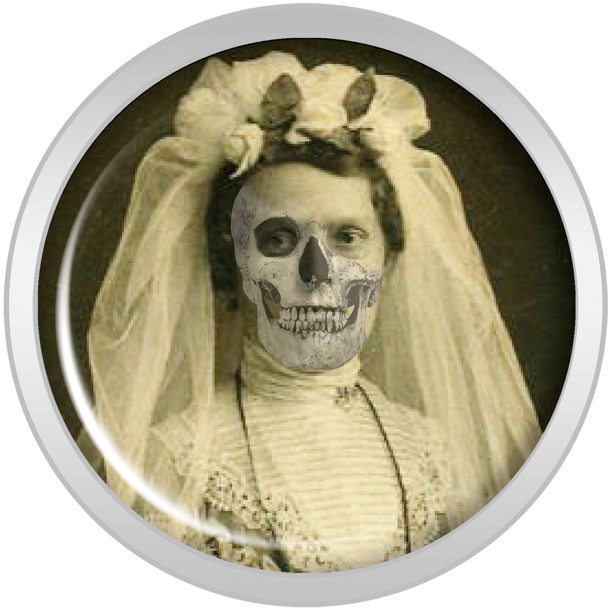 Undead Bride and Groom Halloween Plug Set 1/2