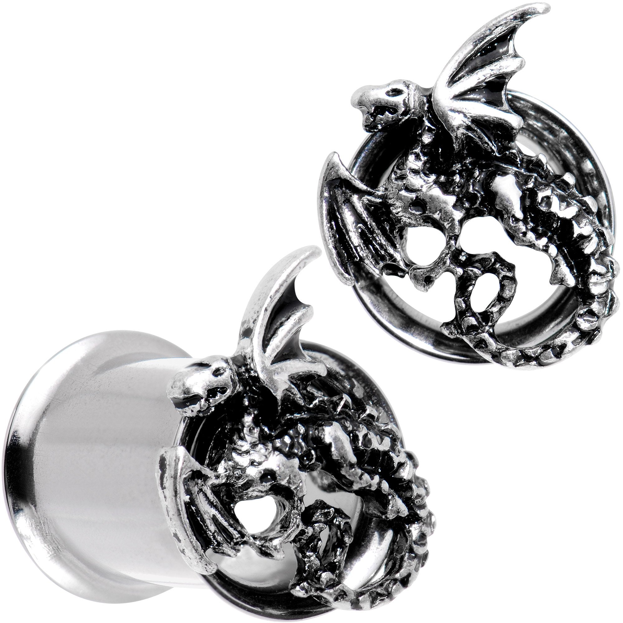 Angry Dragon Double Flare Tunnel Plug Set 6mm to 25mm