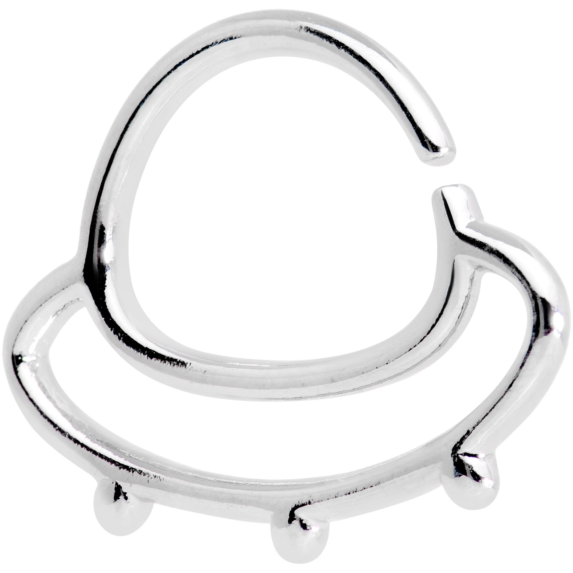 16 Gauge 3/8" Outer Space UFO Septum Ring