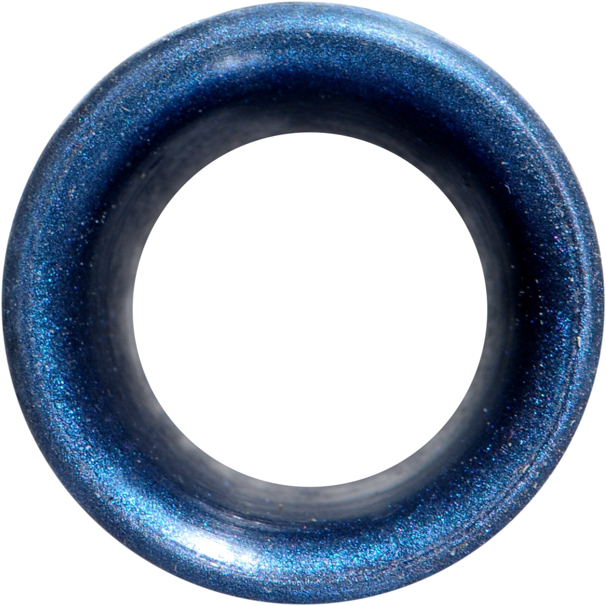 Thin Flexible Blue Silicone Tunnel Plug Set 6mm to 25mm