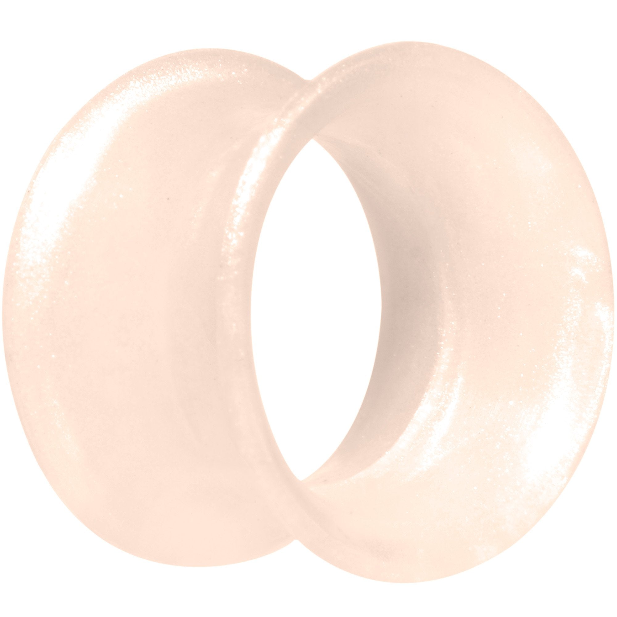 Thin Flexible Peach Silicone Tunnel Plug Set 11mm to 25mm