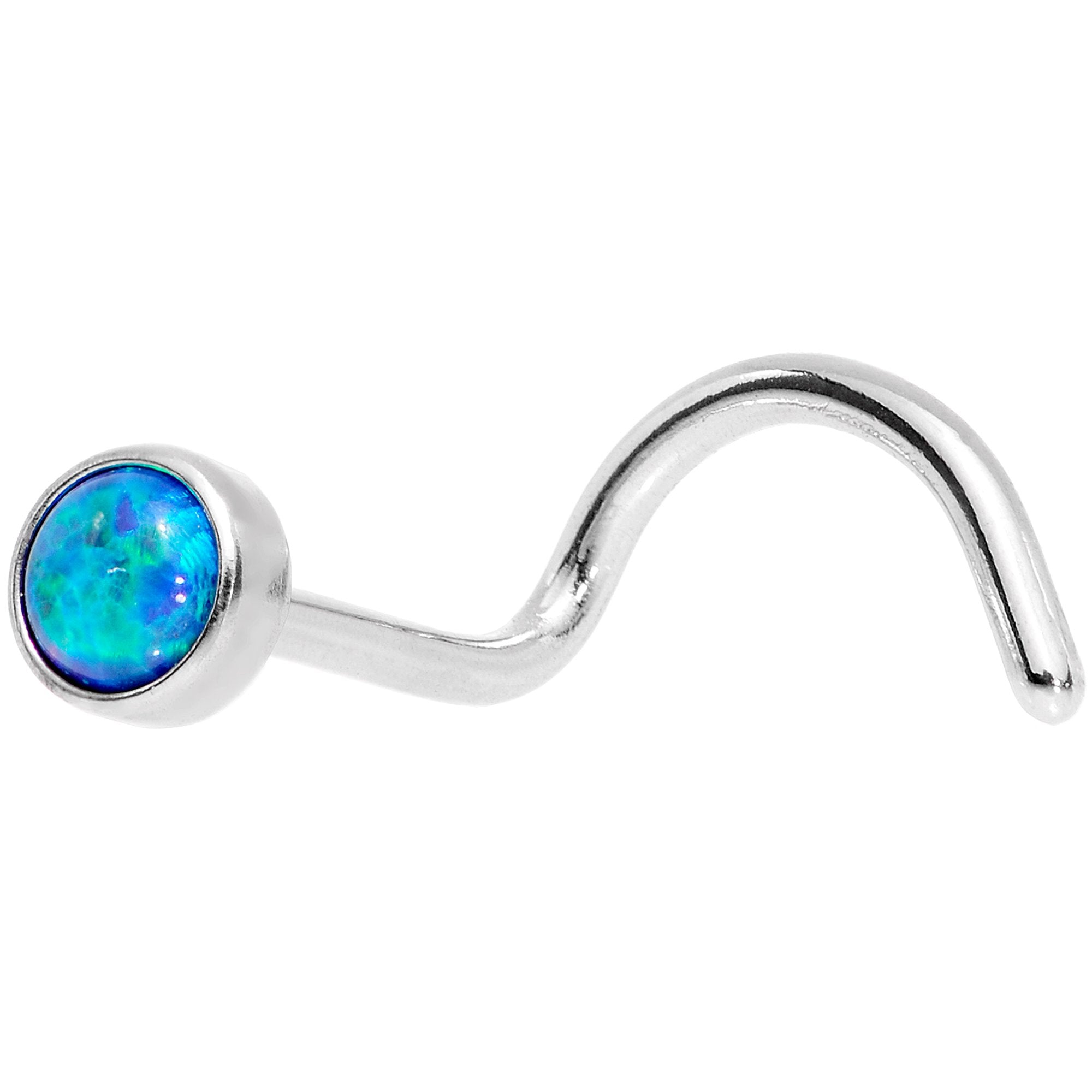 Aqua 2.5mm Synthetic Opal Press Fit Left Nose Screw