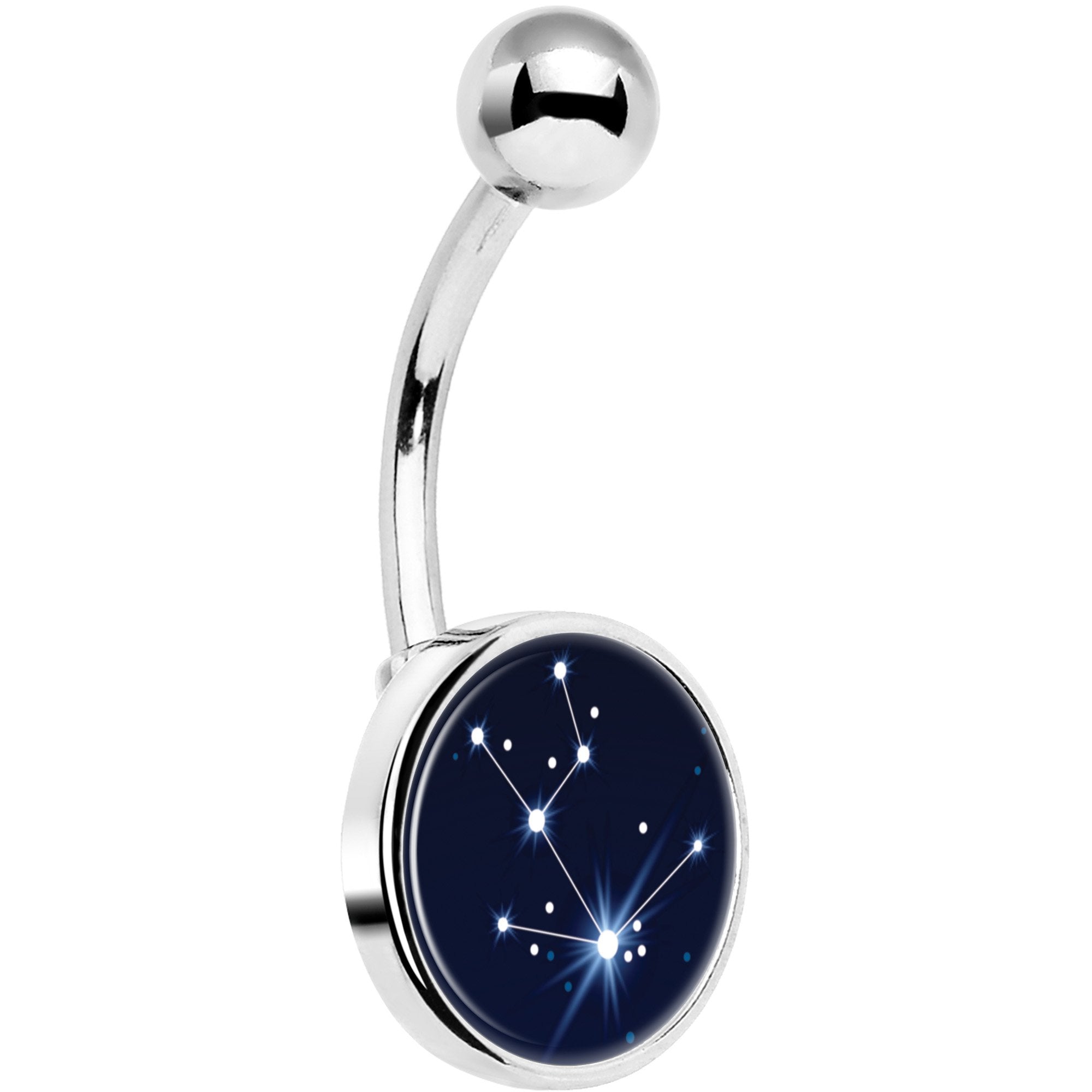 Zodiac Constellation Taurus Belly Ring