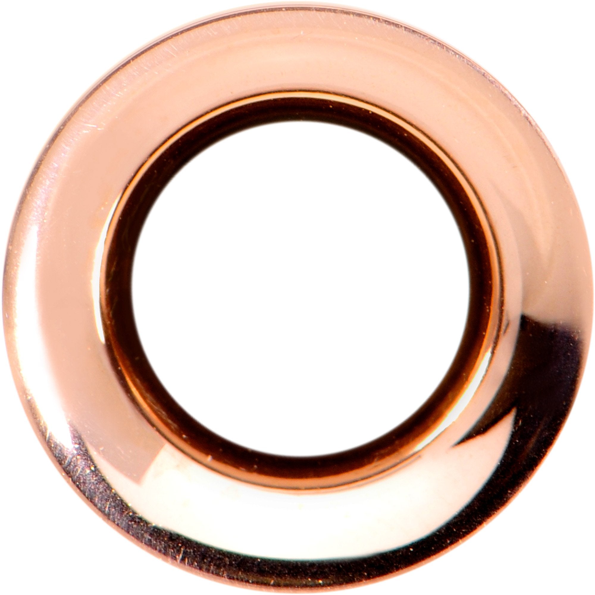 Black Rose Gold PVD Two Tone Screw Fit Tunnel Plug Set 3mm to 16mm