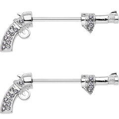 14 Gauge 13mm Combo Wrench Barbell Nipple Ring Set